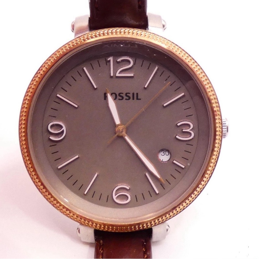 Fossil Brown and Gold Wearable Watch